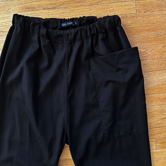 Sofie D'Hoore black wool crepe punch pant trouser 38 S M - Picture 10 of 11
